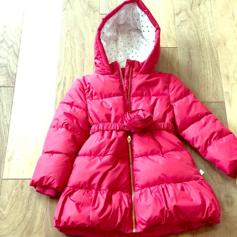 New Kate Spade puffer winter coat, 4T